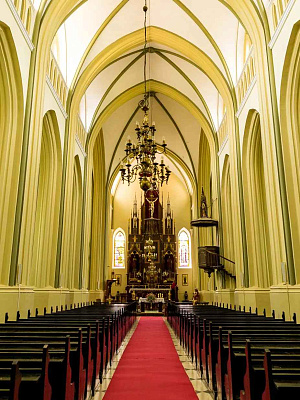 Гервяты костел внутри